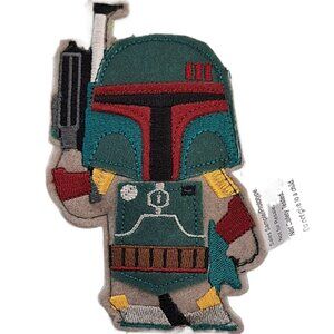 Star Wars 4.5" Mandalorian Hallmark Style Embroidered Flat Felt Ornament